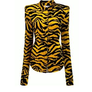 Tiger print top - by The Attico